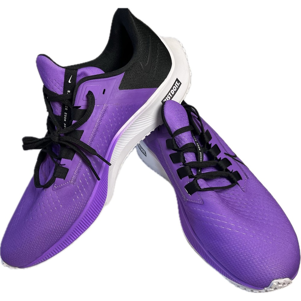 Nike Air Zoom Pegasus 38 Purple Black Mens Running Shoes DJ0958-991 Size 14